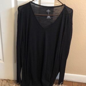 Long sleeve black shirt